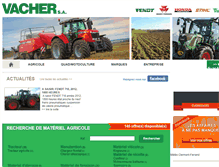 Tablet Screenshot of maison-vacher.com